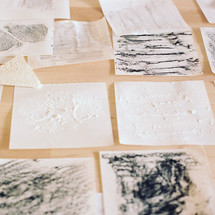 Studio Frottage series