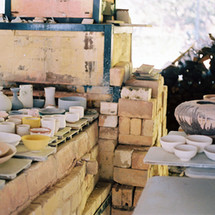Kiln shed, loading, at Balmoral
