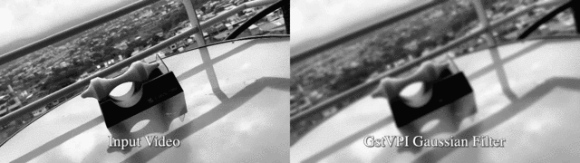GstVPI Gaussian filter