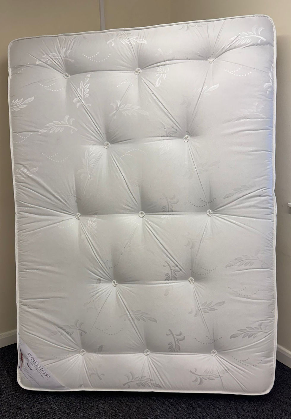 Thumbnail: SAME DAY - king super  tuft  ortho  mattress STEEL PLUSH 2 DRAWERS and Hb 