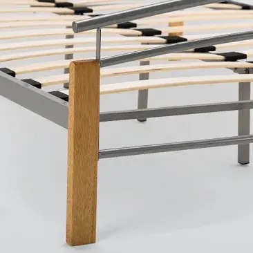 Thumbnail: DOUBLE - TETRAS   WOOD/ METAL BEDFRAME  