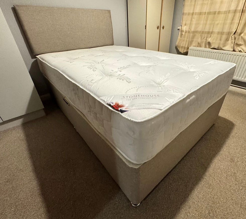 Thumbnail: SUPER TUFT ORTHOPEDIC 2 DRAWERS DIVAN BASE AND 10/11 INCH MATTRESS -KING SIZE