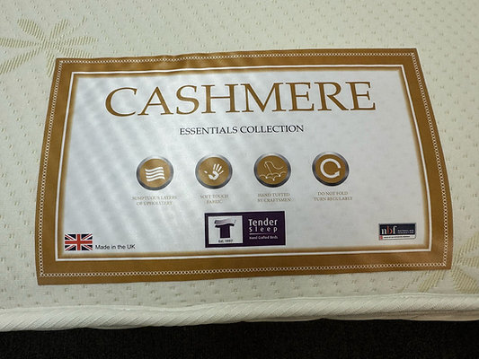 CASHMERE LUXURY 1000 POCKET SPRUNG MATTRESS KING SIZE