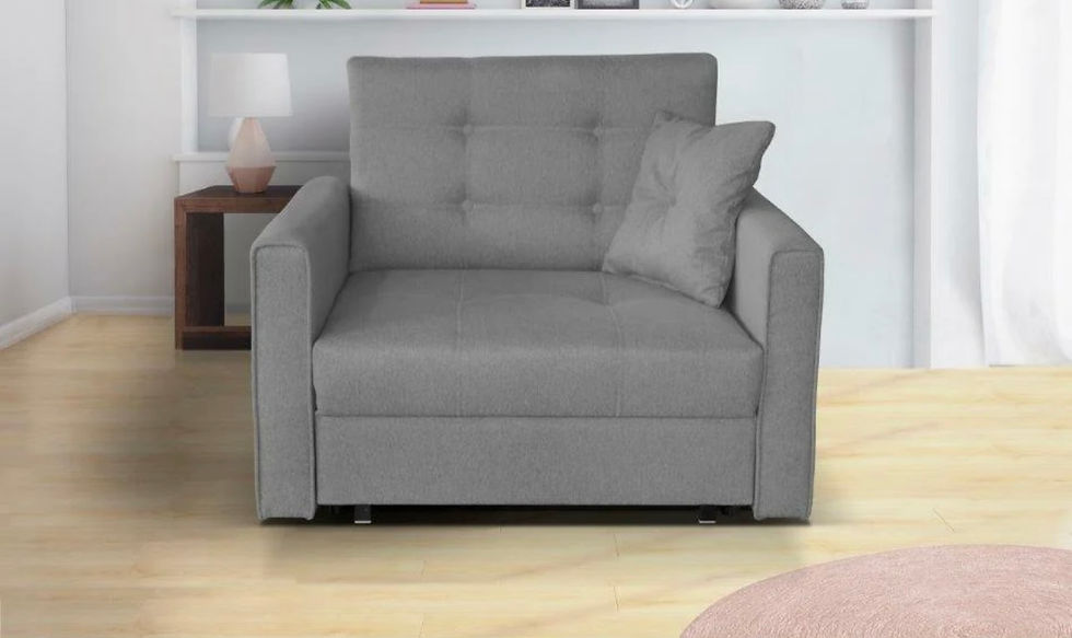 VIVA 1 SEATER SOFA BED - GREY