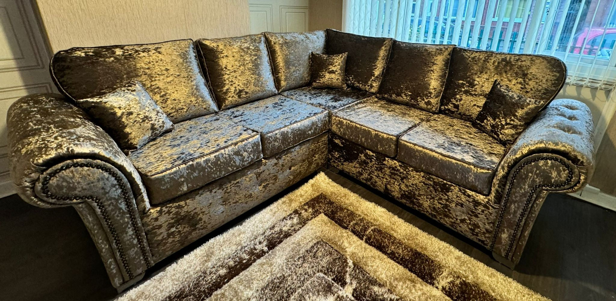 SOFA BED - OAKLAND 2 CORNER 2 SOFA - CHOICE COLOURS/FABRICS 