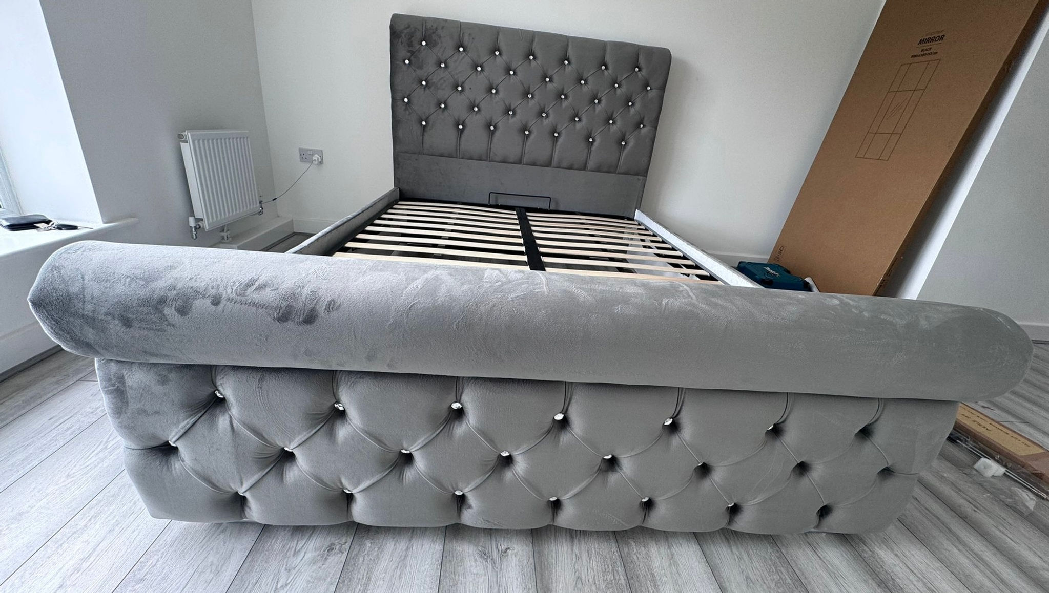 ROMNEY HAND MADE OTTOMEN FRAME ONLY - DOUBLE