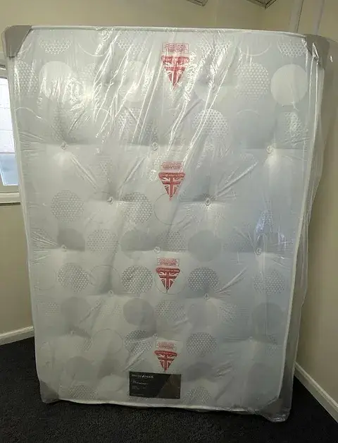Thumbnail: DIVAN OTTOMAN BED WITH 20 INCH HB AND WESTMINSTER ORTHOPAEDIC MATTRESS -4 FOOT