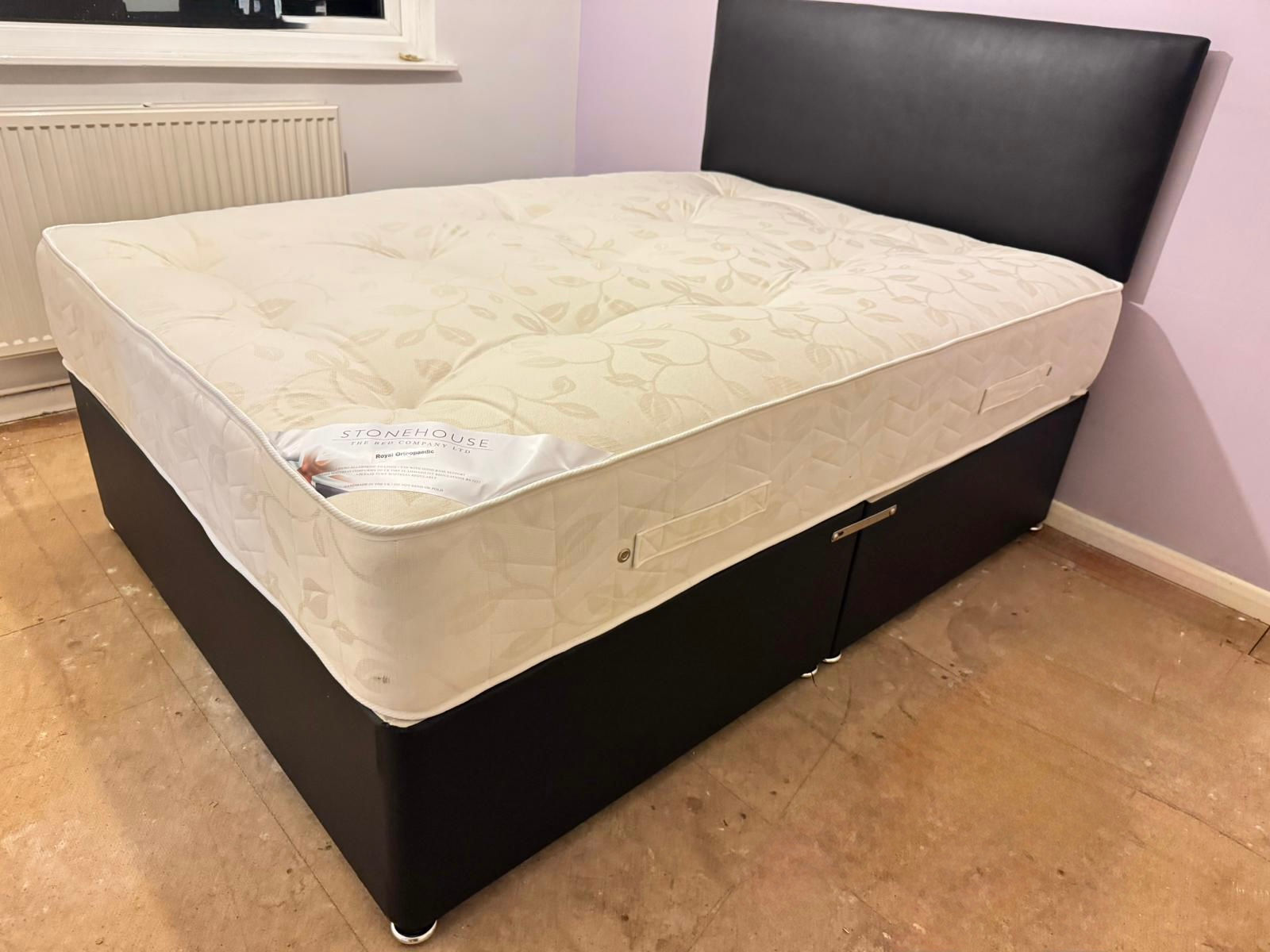 ROYAL 11 INCH FIRM ORTHOPAEDIC MATTRESS DIVAN AND HB - KING