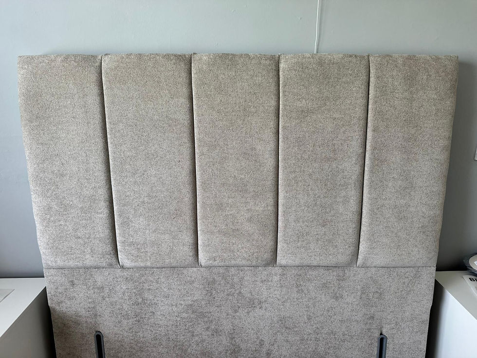 Thumbnail: SUPER KING   - MEGAN END LIFT DIVAN OTTOMAN - choice of colours/fabrics 