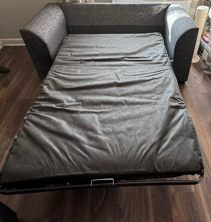 Thumbnail: 3 SEATER SOFA BED made in uk - choice of colours & fabrics 