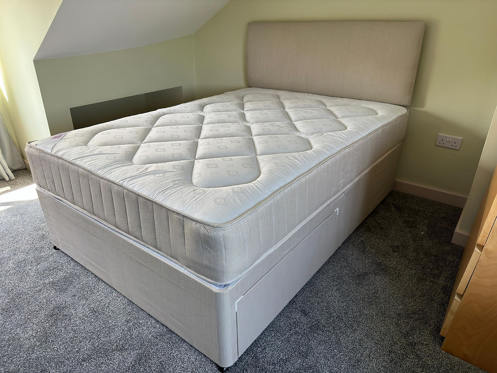 Thumbnail: King tender sleep super ortho mattress 2 drawers Hb deal- cream