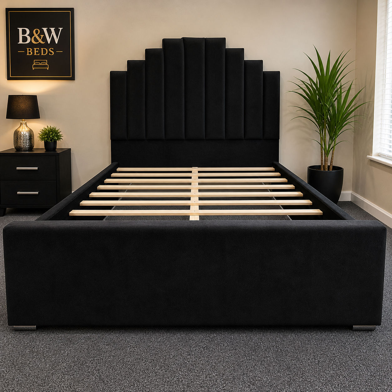 4 FOOT -OSLO BED FRAME - choice of colours and fabrics