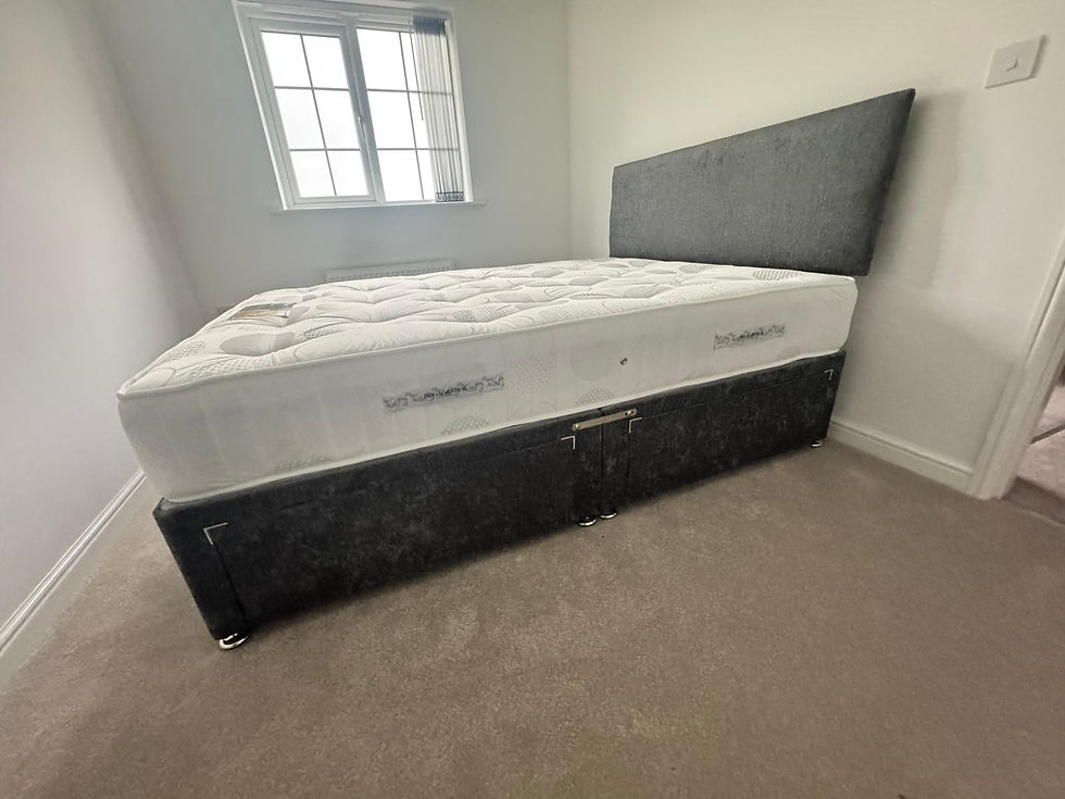 Thumbnail: KING SIZE - WESTMINSTER  ORTHOPAEDIC MATTRESS IN choice of FABRIC WITH DIVAN