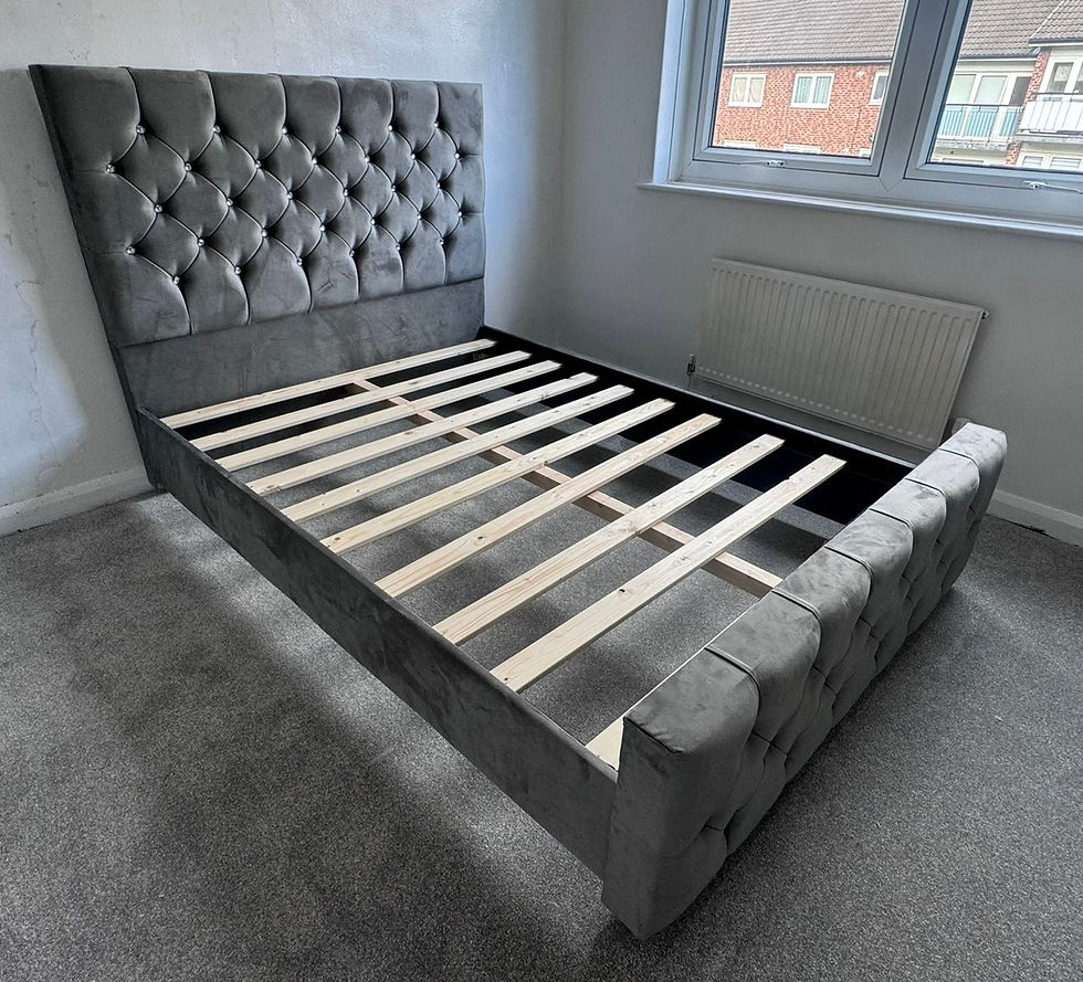 Thumbnail: MILANO  BED FRAME -SUPER KING SIZE.