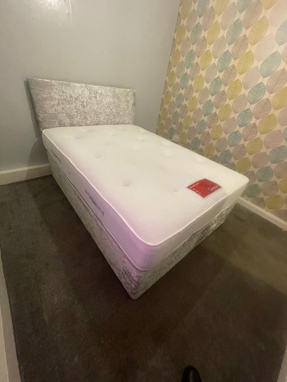 Thumbnail: DIVAN OTTOMAN BED WITH 20 INCH HEADBOARD AND 1000 POCKET SPRUNG EMPEROR DOUBLE