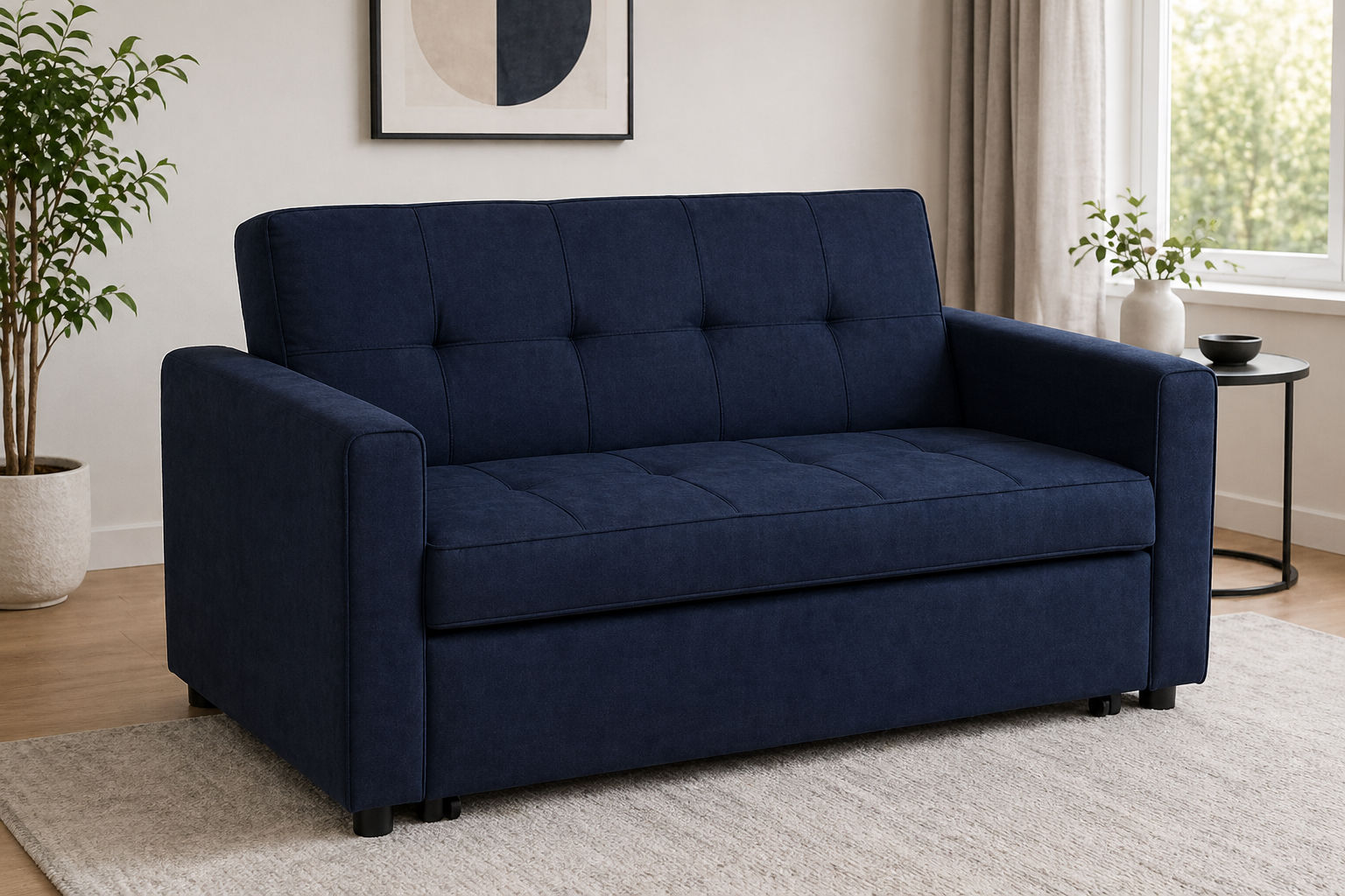 ASTORIA SOFA BED - NAVY BLUE