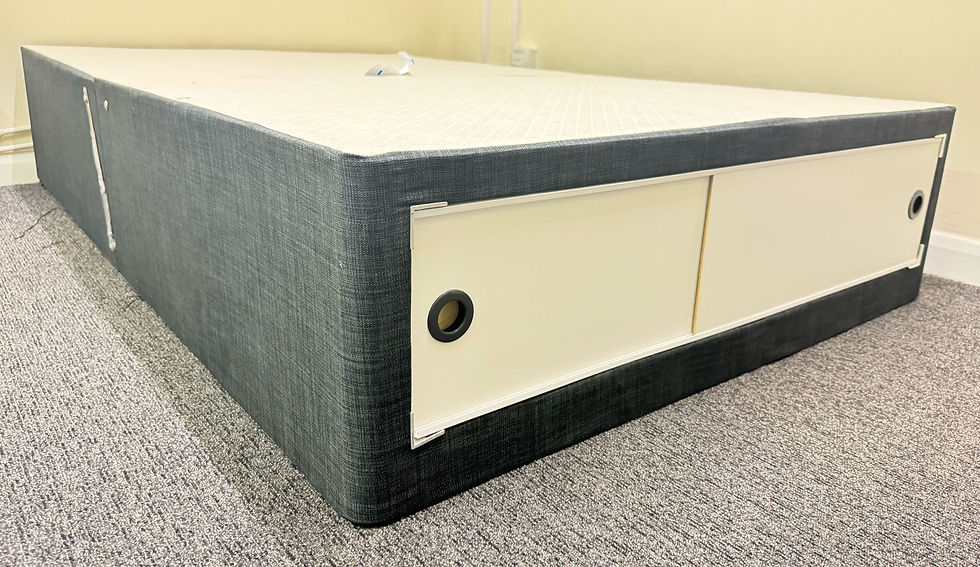 Thumbnail: DOUBLE  WESTMINSTER MATTRESS, DIVAN  SLIDER BASE - choice of colours/fabric  