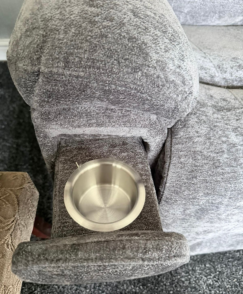 Thumbnail: 3&2 GUILDFORD RECLINER -GREY FABRiC 