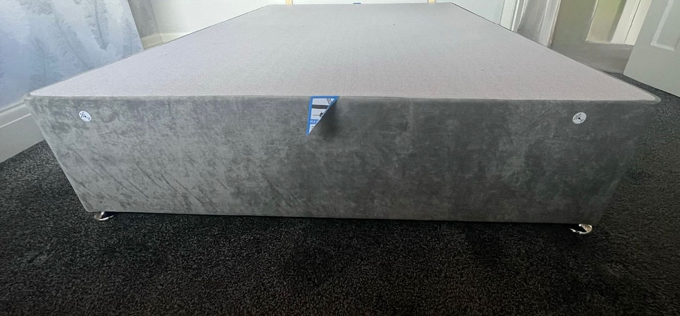 Thumbnail: KING SIZE DIVAN BASE (NO STORAGE) CHOICE COLOUR/FABRIC