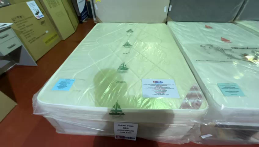 Thumbnail: WINCHESTER DOUBLE  DIVAN BASE WITH 7 INCH LIGHT QUILTED MATTRESS