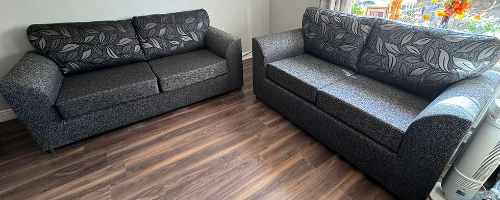 Thumbnail: 3 SEATER SOFA BED made in uk - choice of colours & fabrics 
