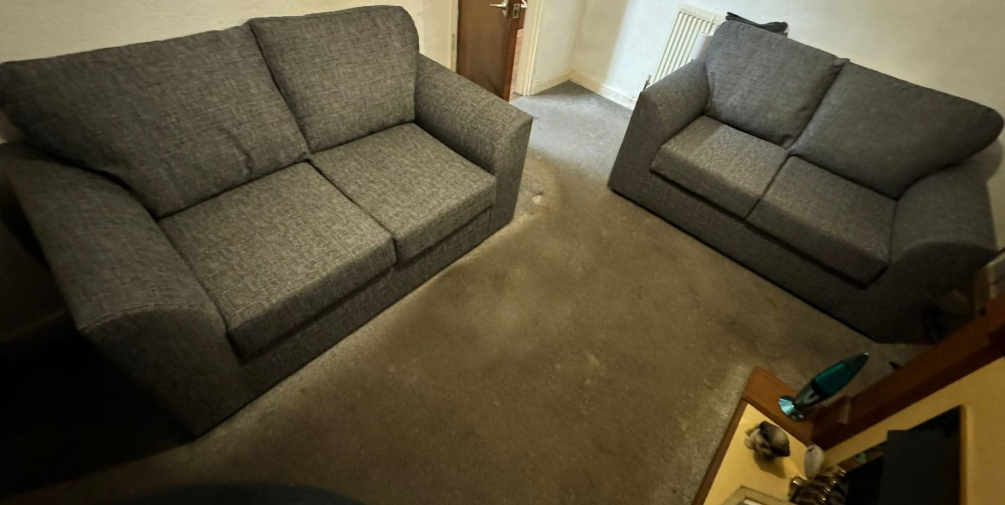 BYRON 3&2 - PARIS GREY  FABRIC - 