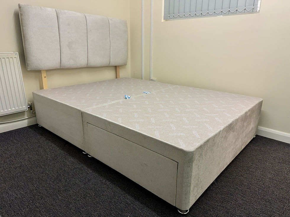 Thumbnail: DOUBLE   DIVAN BASE  2 DRAWERS AND OPERA HB - CHOICE COLOUR /FABRiCS 