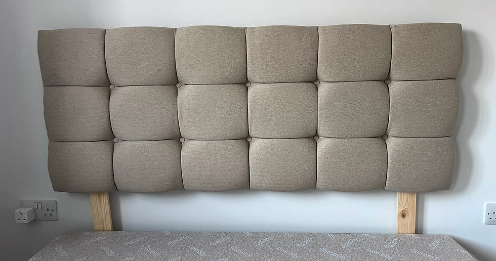Thumbnail: SUPER KING SIZE TS ARIES  HEADBOARD CHOICE OF COLOURS