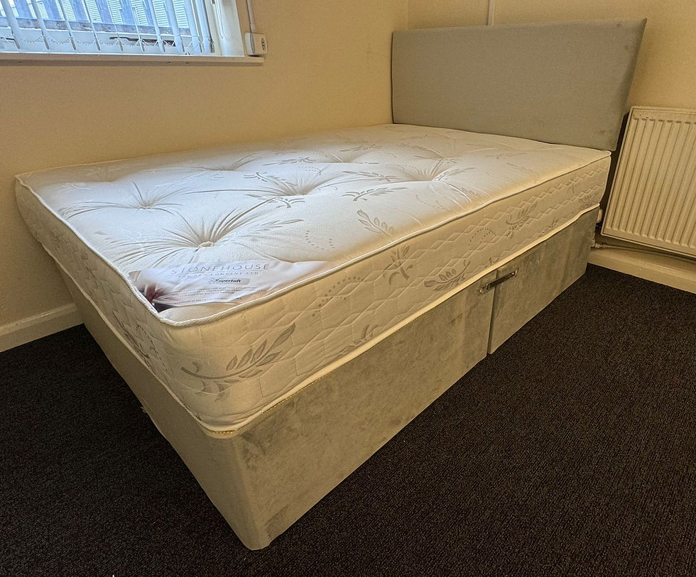 Thumbnail: SUPER TUFT ORTHOPEDIC 2 DRAWERS DIVAN BASE AND 10/11 INCH MATTRESS -KING SIZE