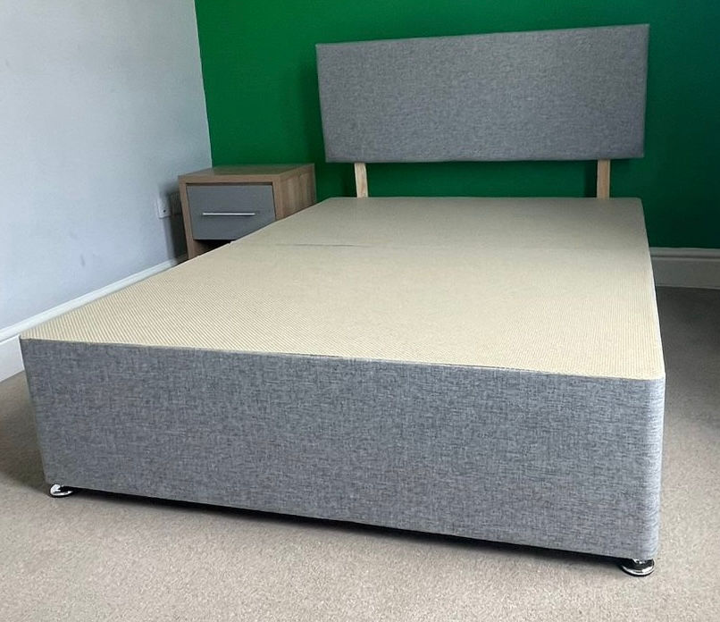 Thumbnail: SAME DAY - double  apollo  semi ortho mattress MATIZ SILVER divan base and Hb 