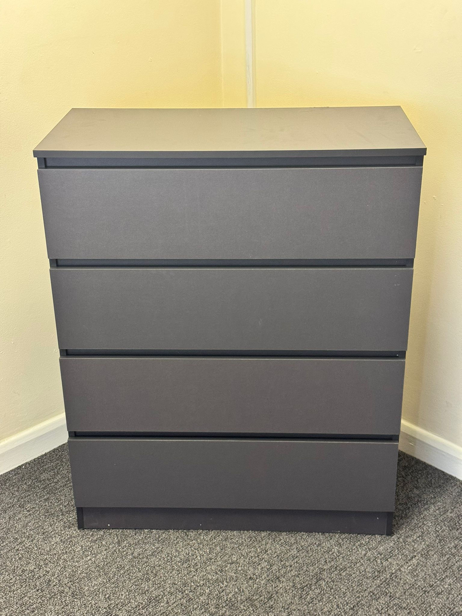 MALVERN 4 DRAWER CHEST - GREY