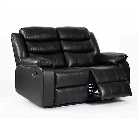 Thumbnail: TURIN 3&2 reciners - BLACK LEATHER AIRE