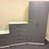 Thumbnail:  METRO  (WHITE/GREY   ) WARDROBE CHEST & BEDSIDE - FULLY ASSEMBLED 