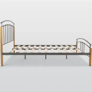 Thumbnail: DOUBLE - TETRAS   WOOD/ METAL BEDFRAME  