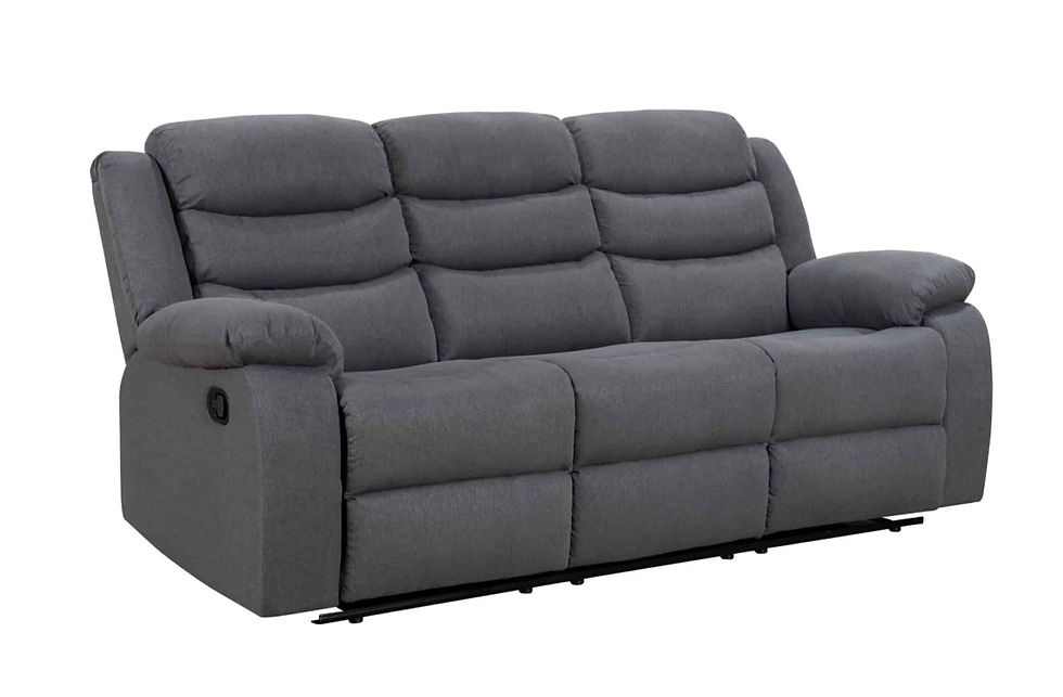 Thumbnail: TURIN 3&2&1 recliners - DARK GREY FABRIC  £1150