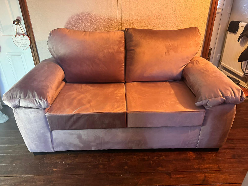 Thumbnail: LILY 2&1 SOFAS IN GREY JUMBO CORD FABRIC