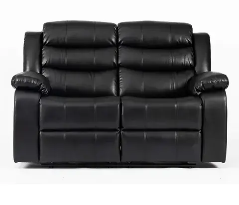 Thumbnail: TURIN 3&2 reciners - BLACK LEATHER AIRE