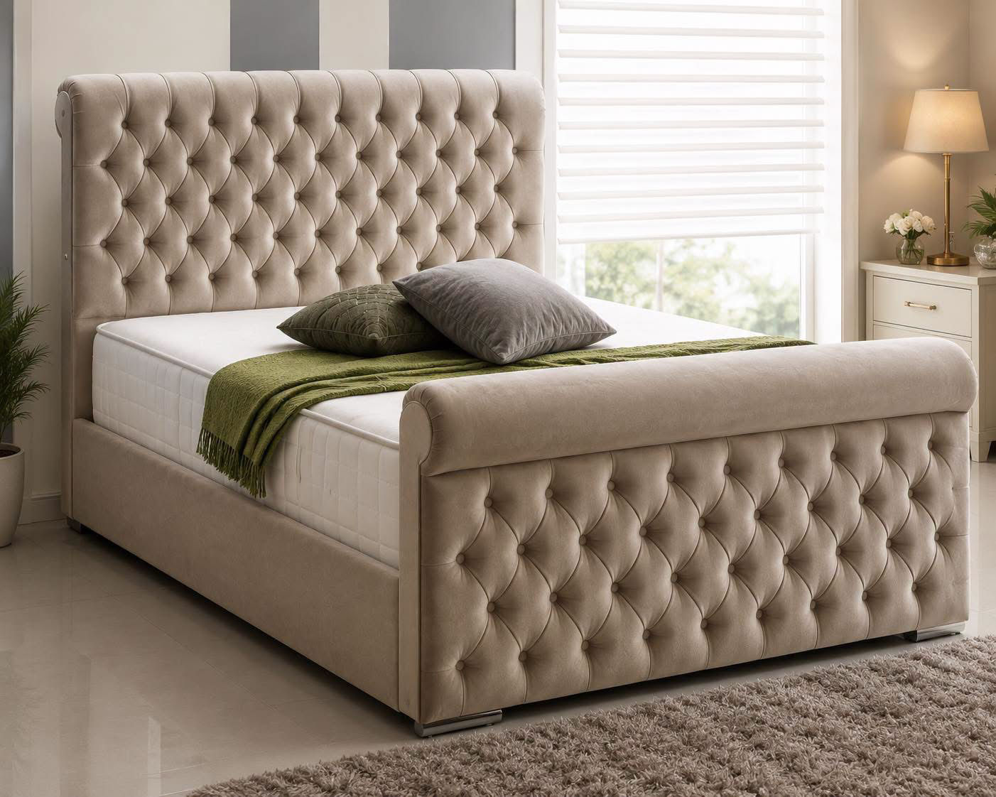 SINGLE - ROSE HAND MADE BED FRAME