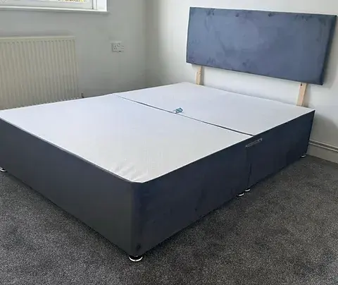 Thumbnail: SAME DAY - 4 foot apollo  semi ortho mattress STEEL PLUSH 2 DRAWERS FOOT END Hb 