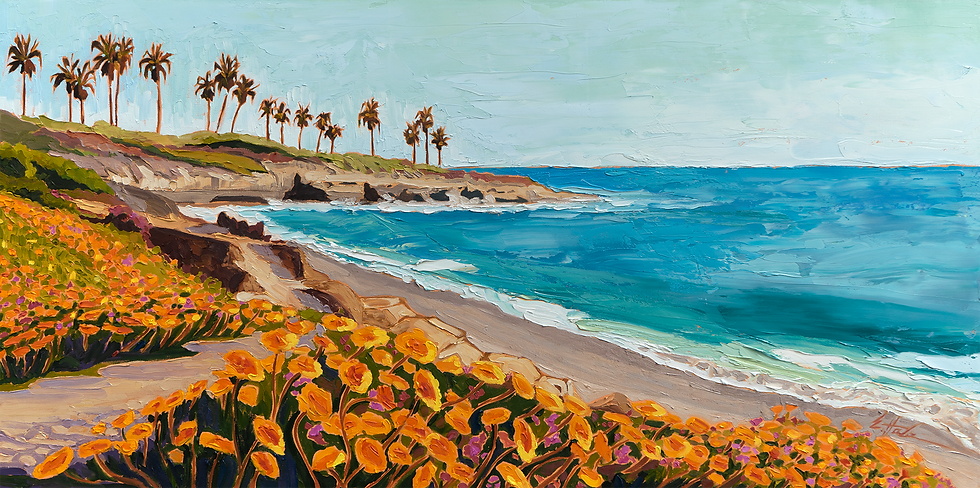 Thumbnail: Coastal California Poppies Print
