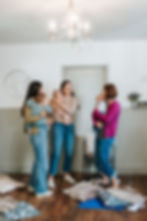 Mums at the Baby Steps Studio at Bramshott Chase near Hindhead