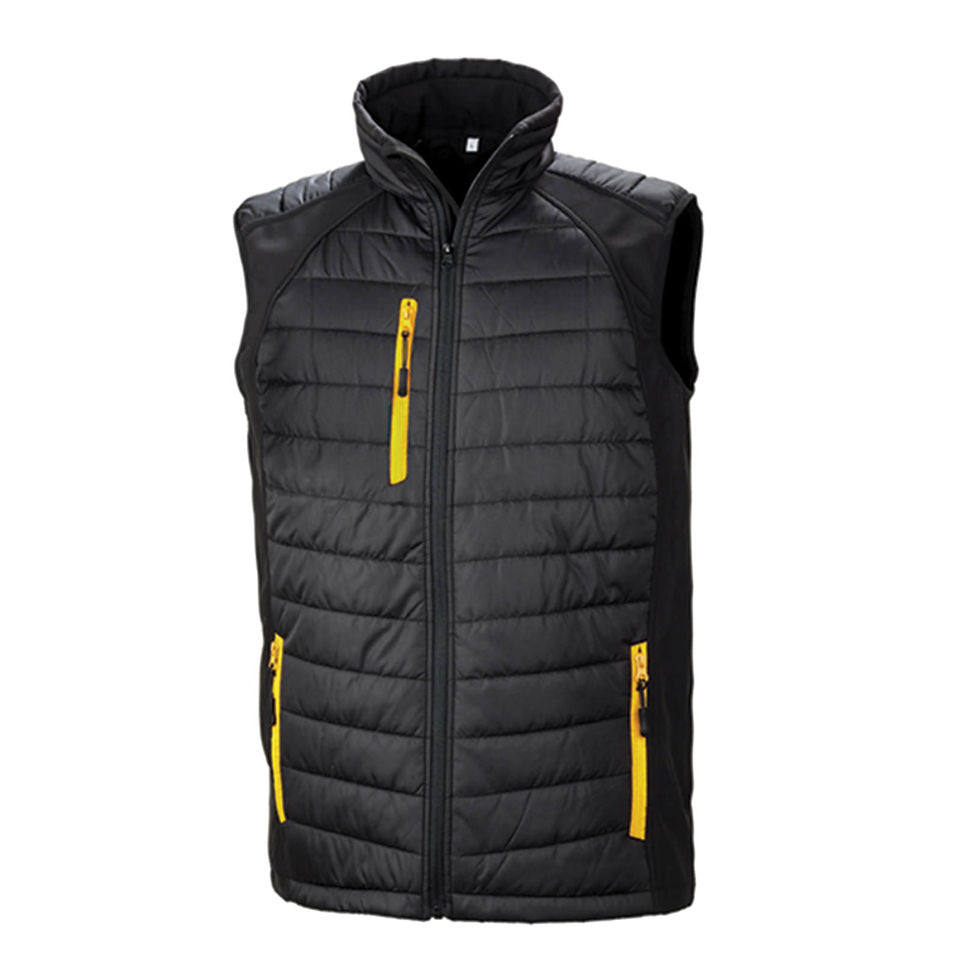 Thumbnail: 4 x Embroidered Compass padded softshell gilets