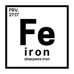Faith's Edge - Iron Sharpens Iron Logo