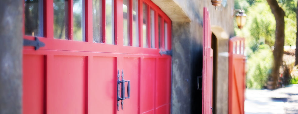 Red Garage Doors