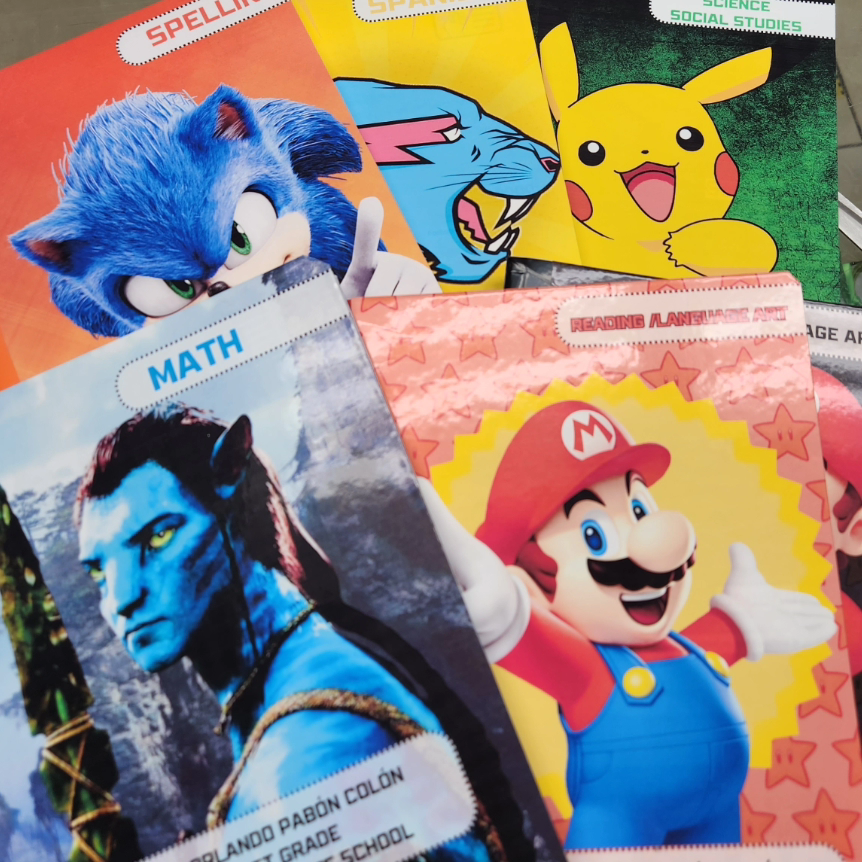 Thumbnail: Forros de libreta (Front andback)