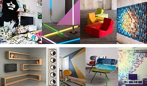 Mood board for a children's den