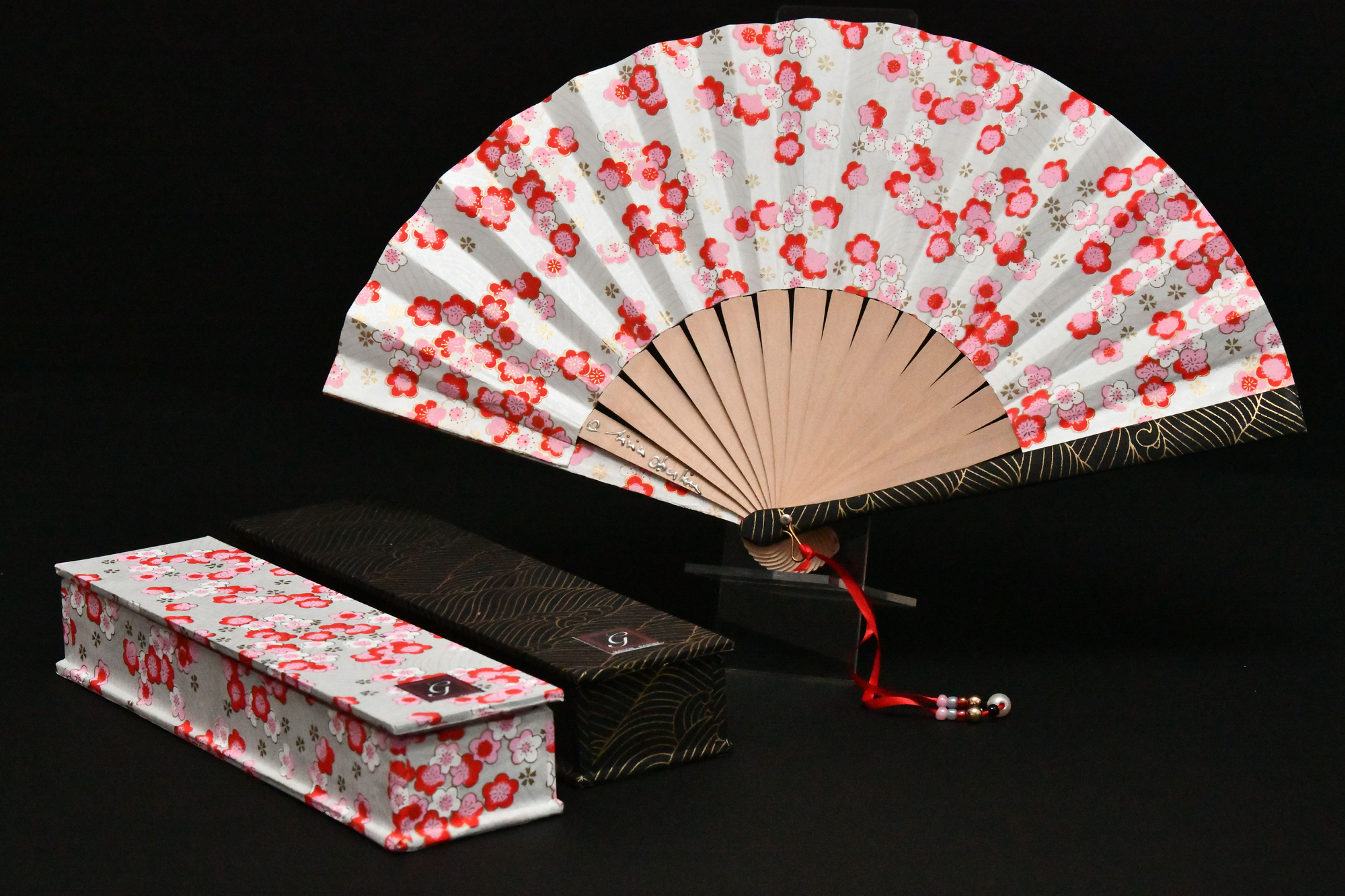 Eventail Saint-Valentin 2023 Noir&Rose