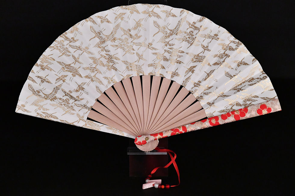 Miniature : Eventail Rouge et Blanc