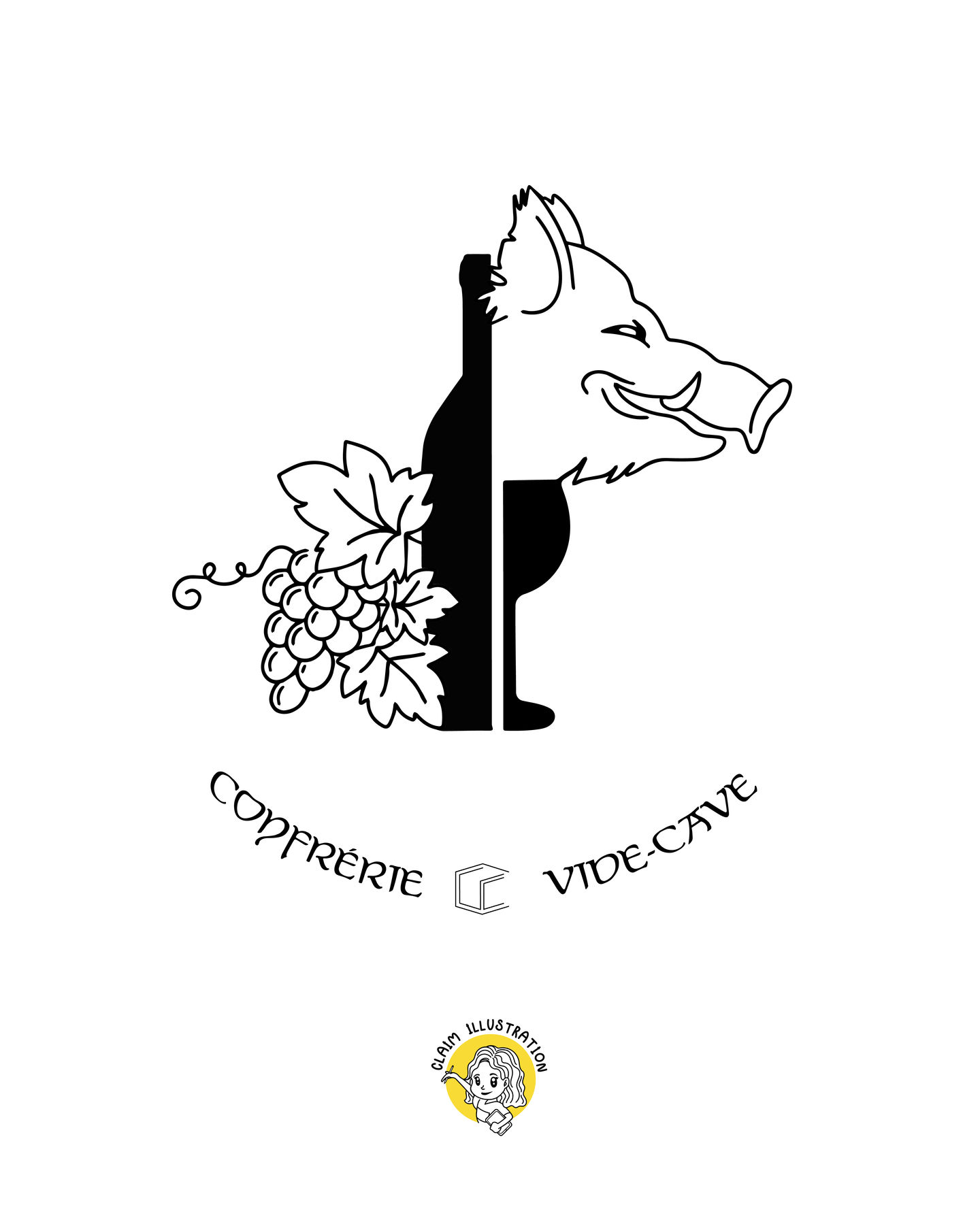 Confrérie vide-cave - Illustration