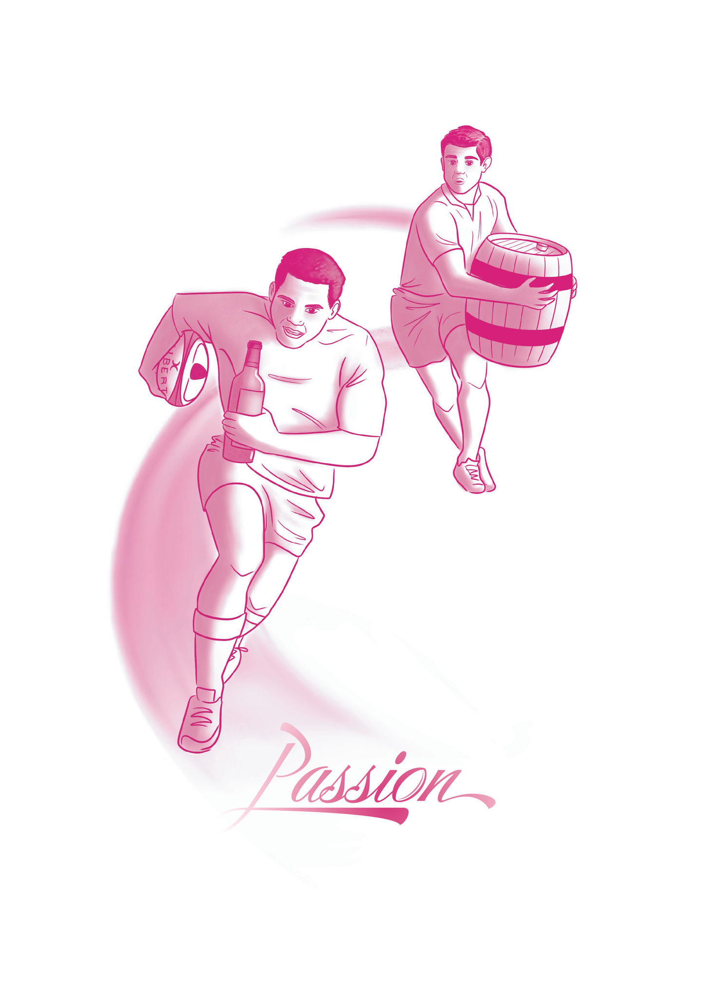 Passion rugby - Illustration